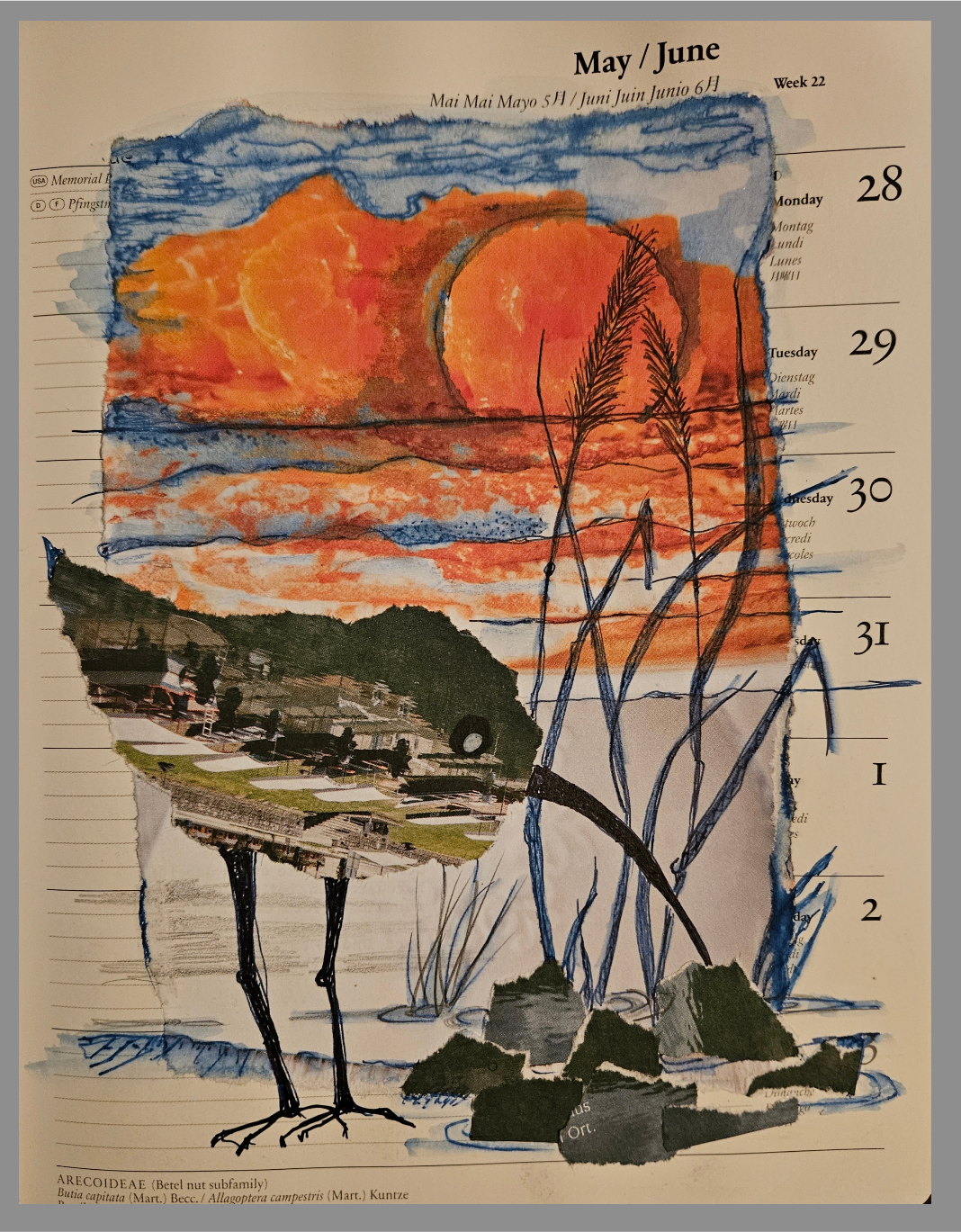 Zwischen Mai und Juni — Kalenderarbeiten / Mixed Media